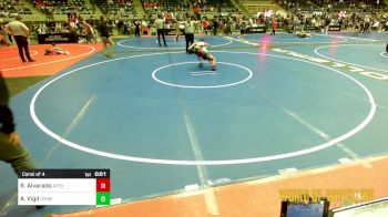 70 lbs Consi Of 4 - Ryan Alvarado, Apex vs Abel Vigil, Division Bell Wrestling