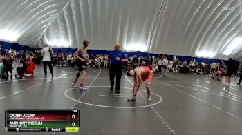 120 lbs Finals (2 Team) - Anthony Pizzuli, Rogue WC vs Caden Acuff, Crossroads Wrestling