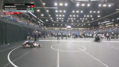 174 lbs Cons. Round 2 - Evan Johnson, Fort Hays Tech Northwest vs Mason McKie, Midland (Neb.)
