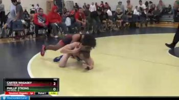 132 lbs Medals - Phillip Strong, Las Vegas vs Carter Wagasky, Moapa Valley