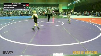 52 lbs Round Of 32 - Mason Brockway, Summit Wrestling Academy vs Trysen Nordell, THT Wrestling