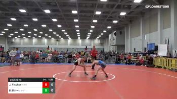 106 lbs Final - Joey Fischer, Team Kong United vs Braxton Brown, Team Shutt