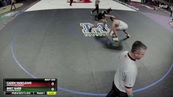 Cons. Round 1 - Caden Vancleave, Lincoln Southeast vs Bret Barr, Elkhorn South