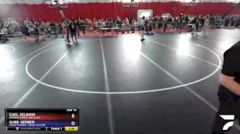 126 lbs Cons. Round 5 - Cael Zelinski, Ringers Wrestling Club vs Gabe Gerber, CrassTrained: Weigh In Club