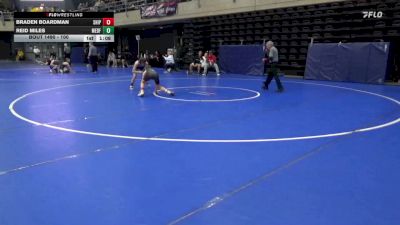 100 lbs Semifinal - Braden Boardman, Shippensburg vs Reid Miles, Medford