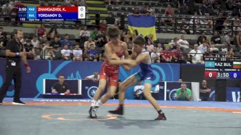 45 kg 1/8 Final - Kuanyshbek Zhangazhol, Kazakhstan vs Danimir Yordanov, Bulgaria