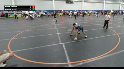 138 lbs Champ. Round 1 - Joseph Scott, Wrestling University vs Bryan Garcia, Eagle Empire