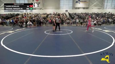124 lbs Champ. Round 1 - Michael Trifiletti Jr., Washingtonville Wizards Wrestling vs Aaden McMillen, Club Not Listed