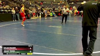 140 lbs Champ. Round 2 - Drake Troxel, Nebraska Wrestling Academy vs Dylan Frazier, Earlham Wrestling Club