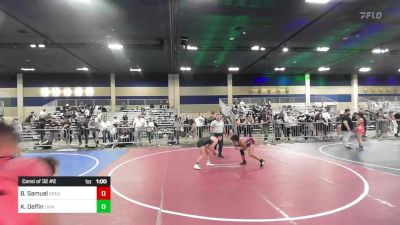 116 lbs Consi Of 32 #2 - Bree Samuel, Great Oak HS vs Kaila Delfin, Lion Of Judah Wr Ac