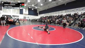 135 lbs Semifinal - Itzel Padilla, Excelsior Charter vs Isabella Sermana, Cerritos