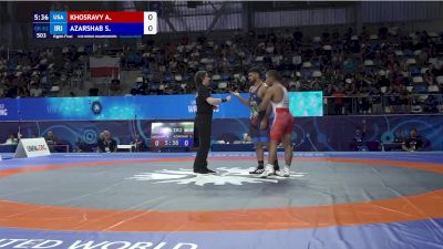 82 kg 1/8 Final - Arvin Khosravy, United States vs Seyed Azarshab, Iran