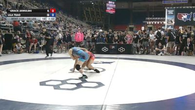 105 lbs Champ. Rd Of 32 - Grace Jawulski, Florida vs Lila Tsao, California