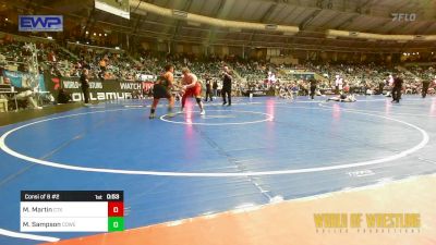 160 lbs Consi Of 8 #2 - Maddox Martin, Central Texas Wrestling Club vs Maddox Sampson, Coweta Tiger Wrestling