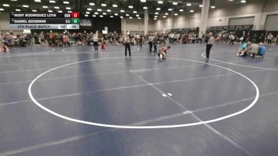120 lbs 5th Place Match - Daniel Goodwin, Illinois vs Rudy Rodriguez Loya, GI Grapplers