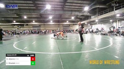 175 lbs Consi Of 8 #1 - Drew Adams, Stronghold Wrestling Club vs Emmett Shedek, Big Game Wrestling Club