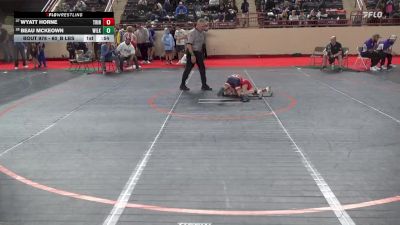 60_B lbs Round Of 64 - Wyatt Horne, Trinity vs Beau McKeown, Wilkes Barre