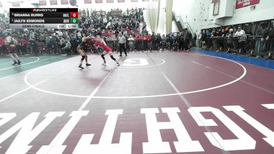 107 lbs Semifinal - Brianna Burns, North Attleborough vs Jailyn Edmonds, Quincy Upper