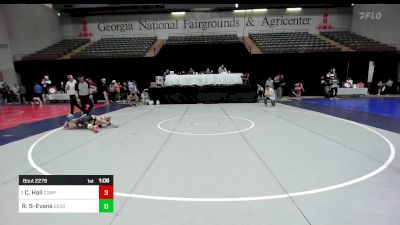 110 lbs Quarterfinal - Chanse Hall, Compound Wrestling vs Roman Stewart-Evans, Georgia