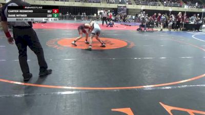 85 lbs Round Of 16 - Carter Redmond, Milford vs Dane Witmer, Landisville