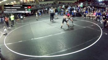 65 lbs Champ. Round 1 - Kasen Christensen, Broken Bow Wrestling Club vs Adrian Zarate, Siouxland Wrestling Academy