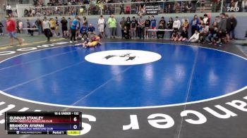 132 lbs Champ. Round 1 - Gunnar Stanley, Nikiski Freestyle Wrestling Club vs Brandon Ayapan, Bethel Freestyle Wrestling Club