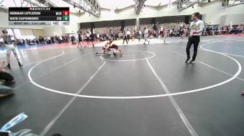 110-I lbs Consi Of 16 #1 - Herman Littleton, Milford Senior vs Nate Caponegro, Strive
