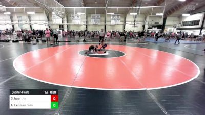 65.9 lbs Quarterfinal - Gracen Baer, CYA Force vs Alex Lehman, Chantilly