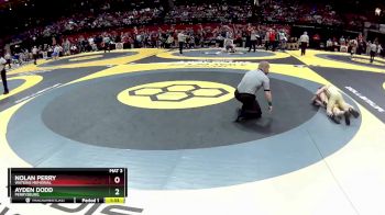 D1-106 lbs Quarterfinal - Ayden Dodd, Perrysburg vs Nolan Perry, Watkins Memorial