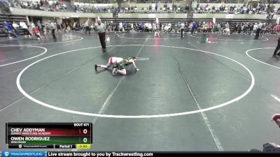 65 lbs Cons. Round 3 - Owen Rodriguez, Wisconsin vs Chev Addyman, Summit Wrestling Academy