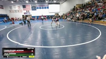 155 lbs Quarterfinal - CharlieMarie Jackson, Burns/Pine Bluffs vs Julia Skinner, Glenrock