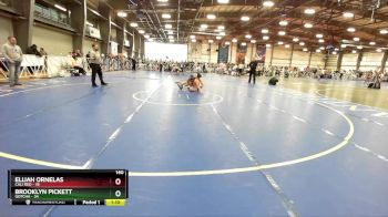 140 lbs Rd# 7- 10:45am Saturday Final Pool - Brooklyn Pickett, Gotcha vs Elijah Ornelas, Cali Red