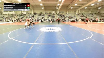 160 lbs Consi Of 16 #2 - Kamden Stout, OH vs Enzo Triola, NJ