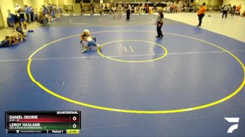 84 lbs Quarterfinals (8 Team) - LeRoy Haaland, LSH (LeSueur/Henderson) vs Daniel Okorie, K-M