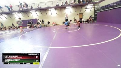 144 lbs Cons. Round 5 - Jaden Lambert, Belton vs Leo Buchheit, Purler Wrestling Academy