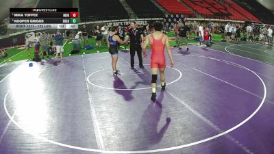 157 lbs Cons. Sub-semis - Logan Riga, Oregon vs Michael Rummel, Montana