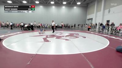 65 lbs Rr Rnd 1 - Maverick Davis, Kraken - EL vs Brody Rogers, SEPA BLUE - EL