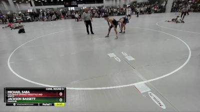 138 lbs Cons. Round 6 - Michael Saba, Colorado Springs Freestyle And Greco vs Jackson Bassett, Missouri