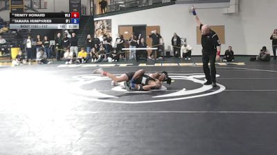 117 lbs Cons. Semi - Trinity Howard, West Liberty vs Tamara Humphries, Pitt.-Johnstown