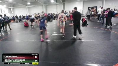 101 lbs Round 5 - Kristalyn Dandridge, Summerville Takedown Club vs Carter Lirgg, Mighty Warriors Wrestling Acad