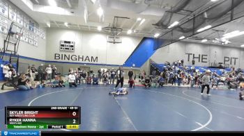 49-51 lbs Round 2 - Skyler Bright, Roy Wrestling Club vs Ryker Hanna, Westlake