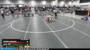 113 lbs Cons. Round 4 - Carter Schmauss, IA vs Isaac Ash, IN