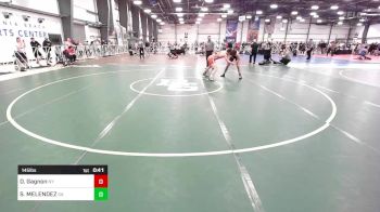 145 lbs Consi Of 64 #2 - Dylan Gagnon, NY vs SEBASTIAN MELENDEZ, GA