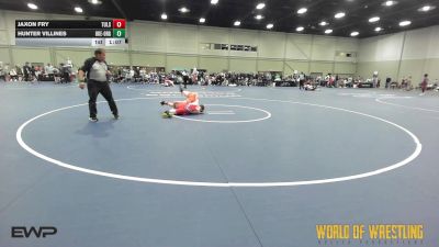 110 lbs Quarterfinal - Jaxon Fry, Tulsa Elite 12U 2 vs Hunter Villines, OK Elite 12U Orange