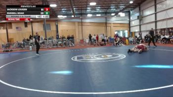 184 lbs Round 2 (6 Team) - Russell Noah, Eastern Oregon University (OR) vs Jackson Lougen, North Idaho College