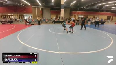 110 lbs Round 2 - D`Angelo Zuniga, NXT Level Wrestling Academy vs Kaleb Wilson, Amped Wrestling Club