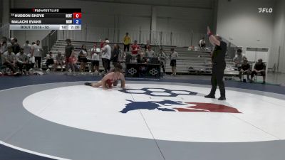 92 lbs Cons. Round 3 - Hudson Skove, New England Regional Training Center vs Malachi Evans, MXW
