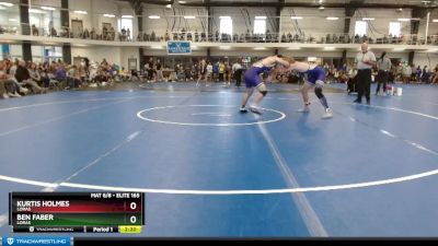 Elite 165 lbs Cons. Round 2 - Kurtis Holmes, Loras vs Ben Faber, Loras