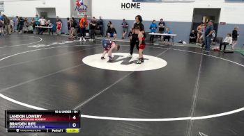 84 lbs Cons. Semi - Brayden Rife, North Pole Wrestling Club vs Landon Lowery, Interior Grappling Academy