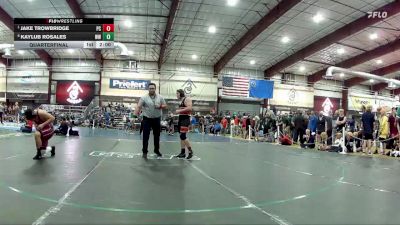 190 lbs Quarterfinal - Jake Trowbridge, Pershing County vs Kaylub Rosales, West Wendover